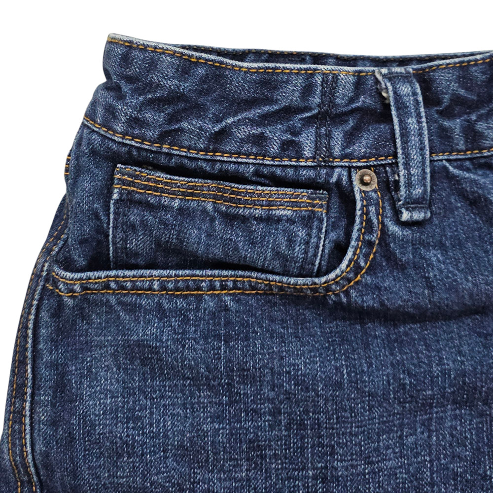 Free People Shorts Womens Size 30 Cut Off Jean Booty Shorts Denim Button Fly - Picture 3 of 12
